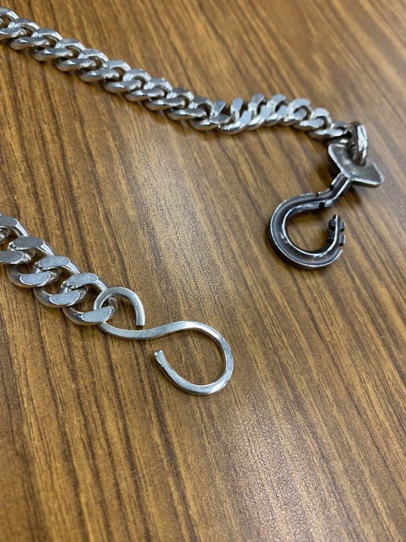 weirdo アクセサリー　ウォレットチェーン　オールシルバー925