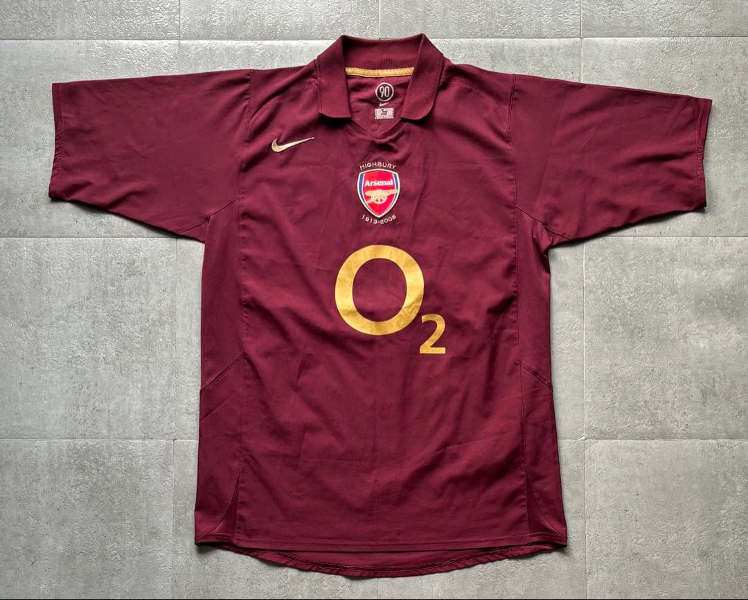 05-06 ピレス　アーセナル　NIKE ハイバリー　ユニフォーム　正規品