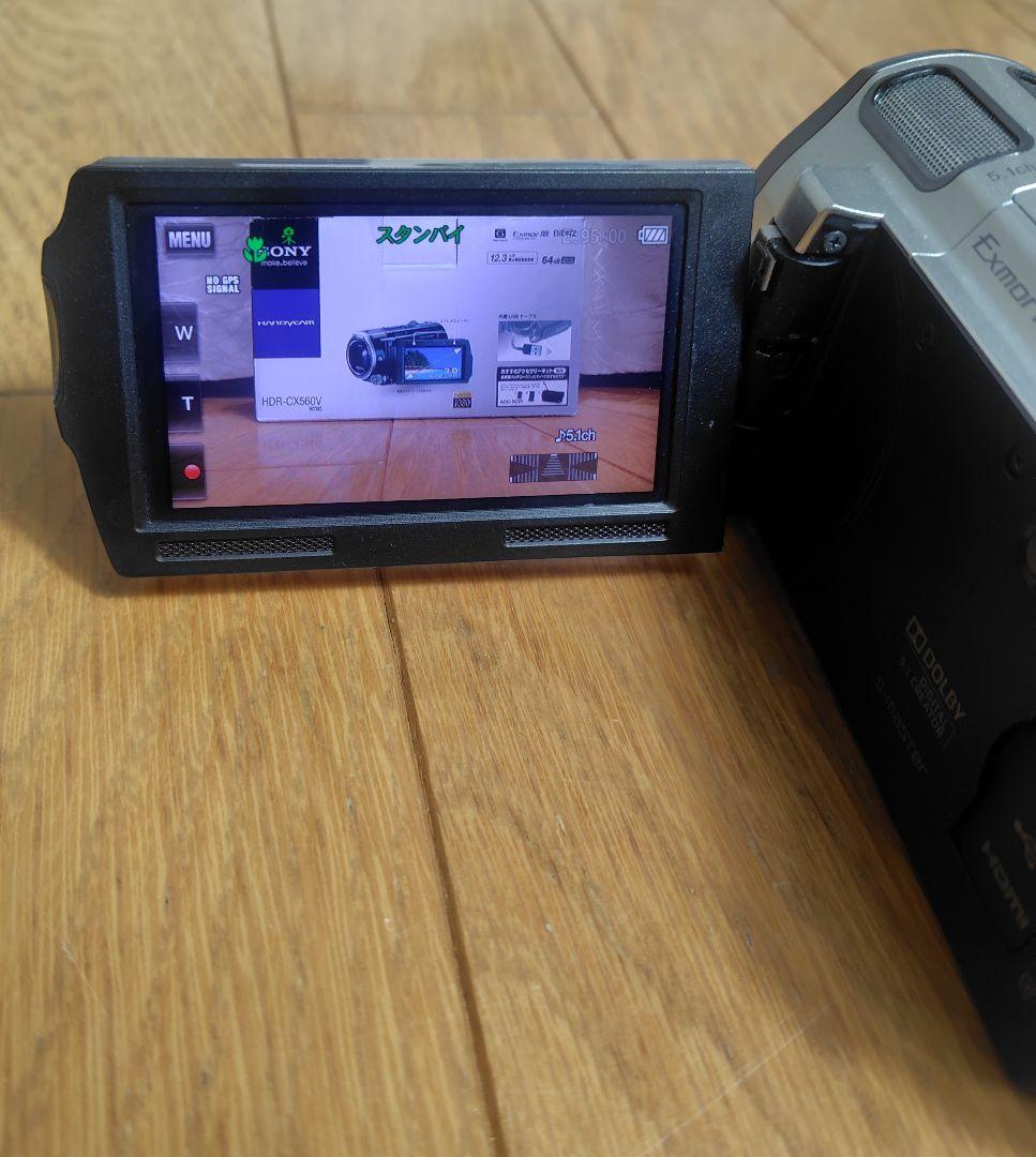 【美品】SONY HDR-CX560V ハンディカム ビデオカメラ ブラック