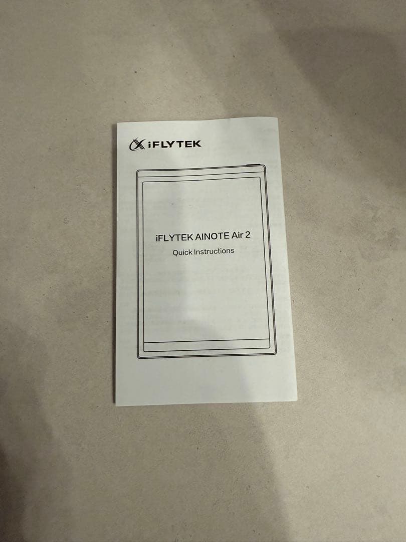 iFLYTEK AINOTE Air 2 本体