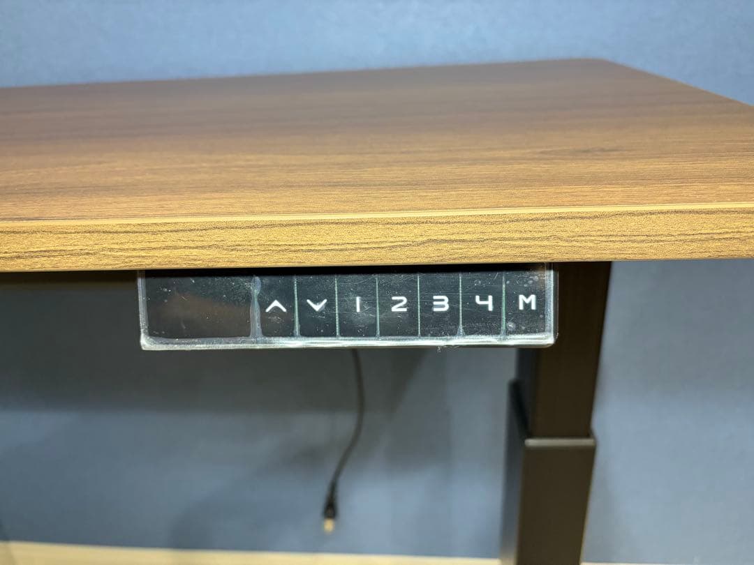 YAMAZEN 電動昇降デスク スリムモデル 100×50 ダークブラウン／BK