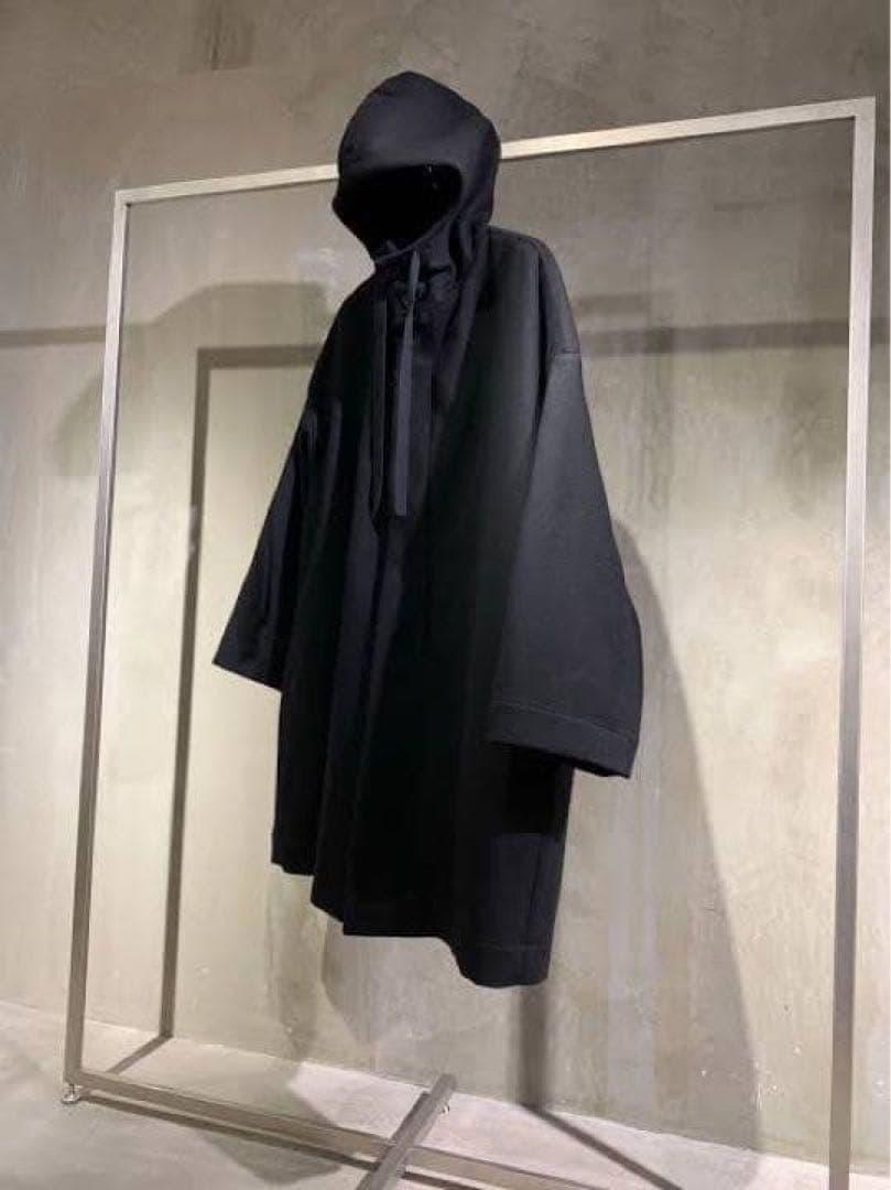 SHINYAKOZUKA/シンヤコズカ/フーデコート/黒/fooded coat