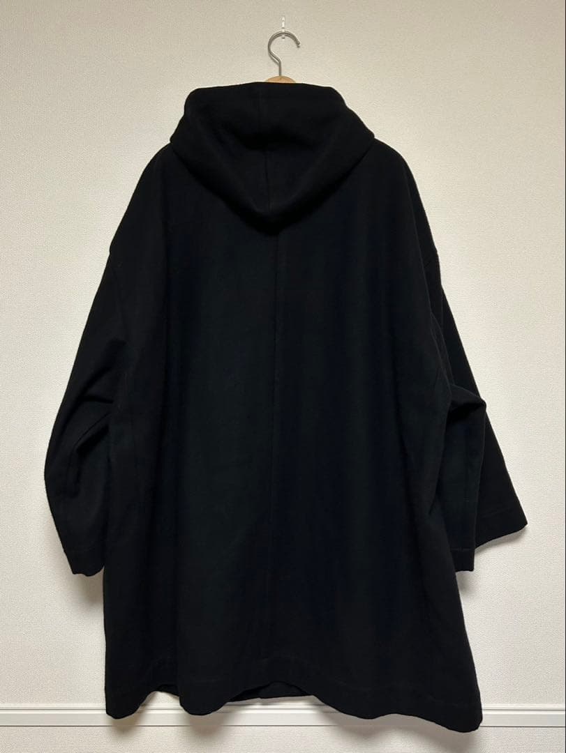 SHINYAKOZUKA/シンヤコズカ/フーデコート/黒/fooded coat