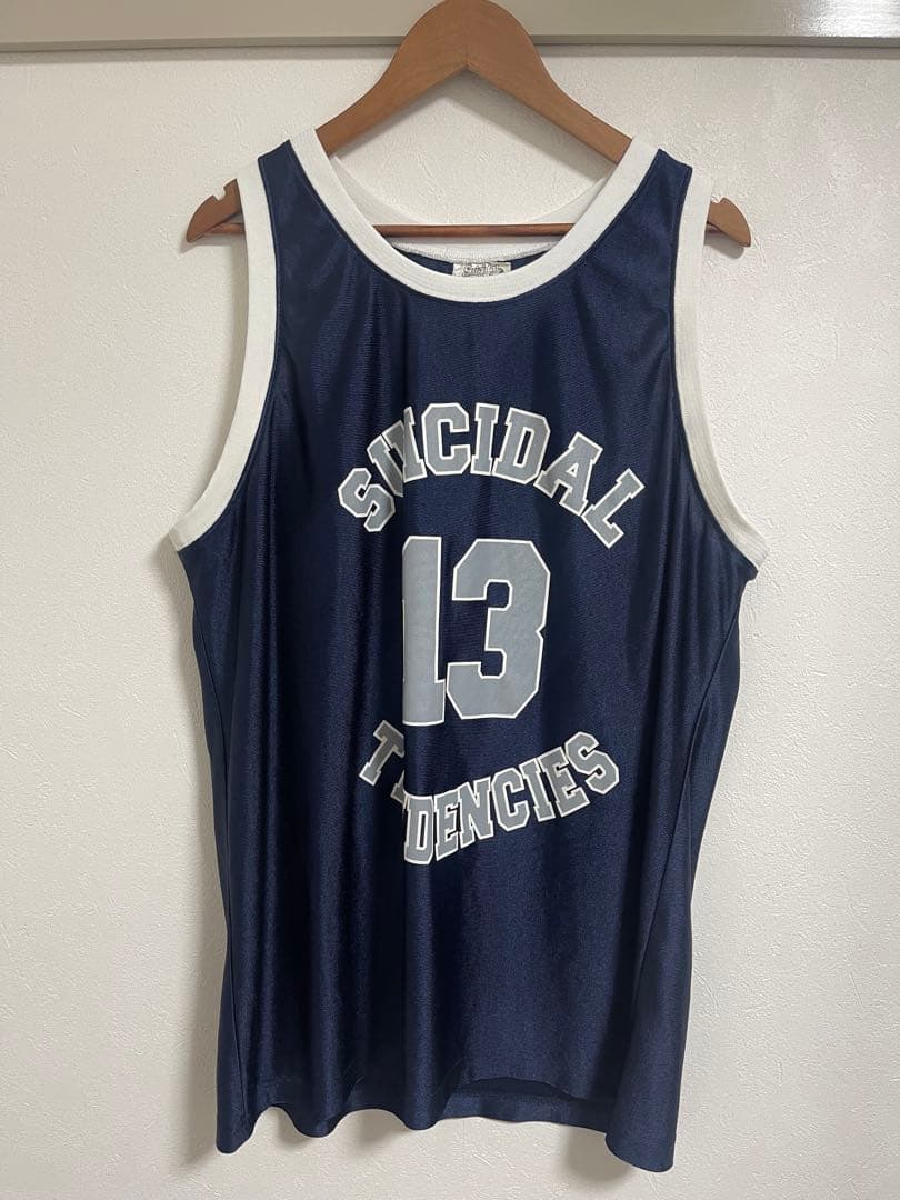 Suicidal Tendencies タンクトップ ネイビー