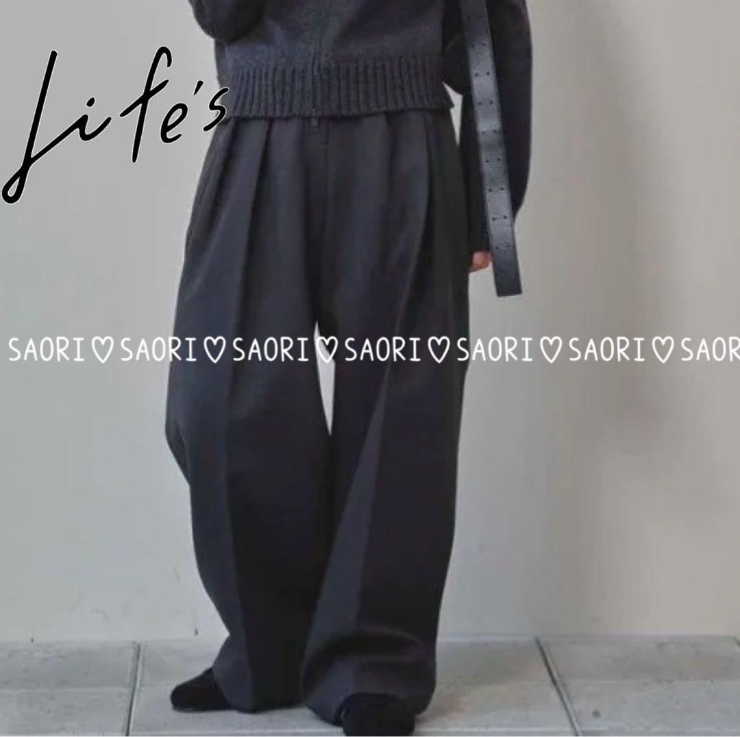 TODAYFUL【美品】Bonding Wide Trousers