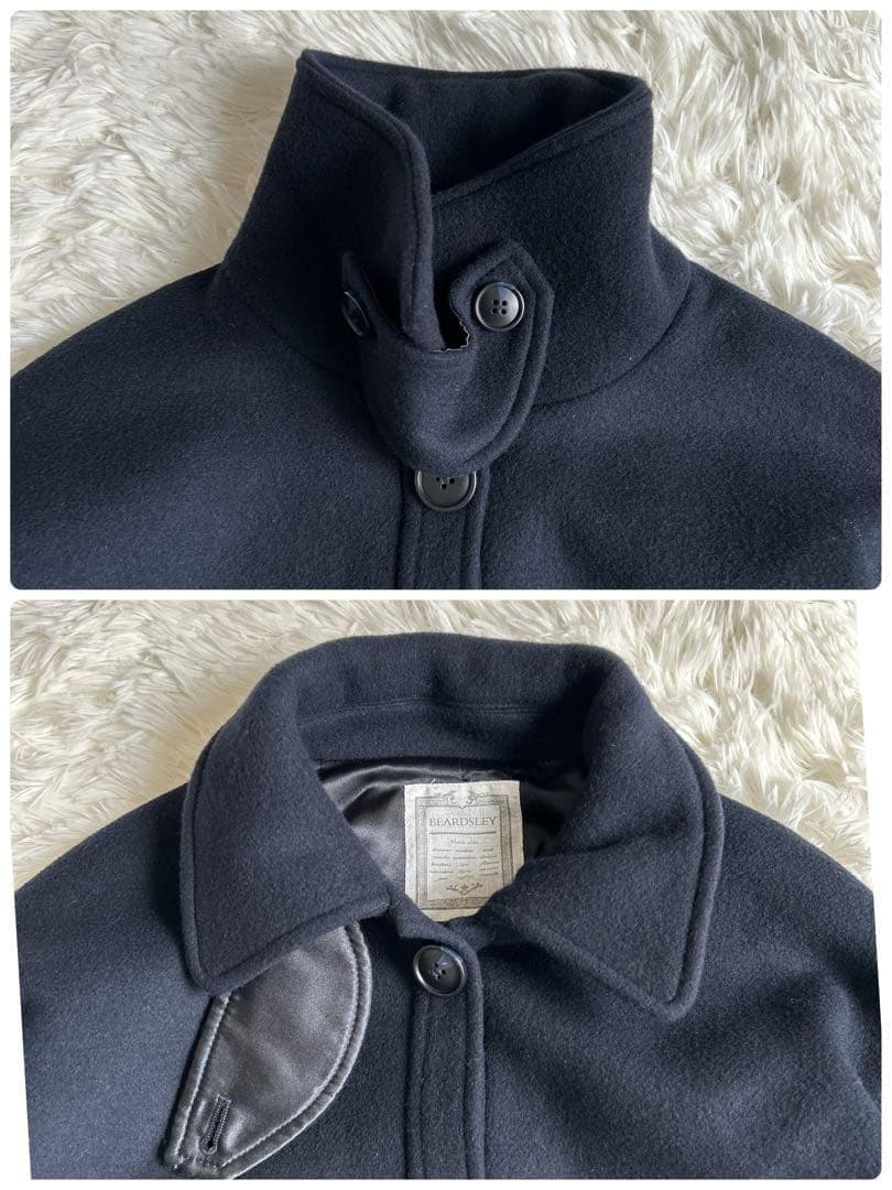 ✨美品✨ ビアズリー ウールビッグショートコート 2WAY 近年 23AW