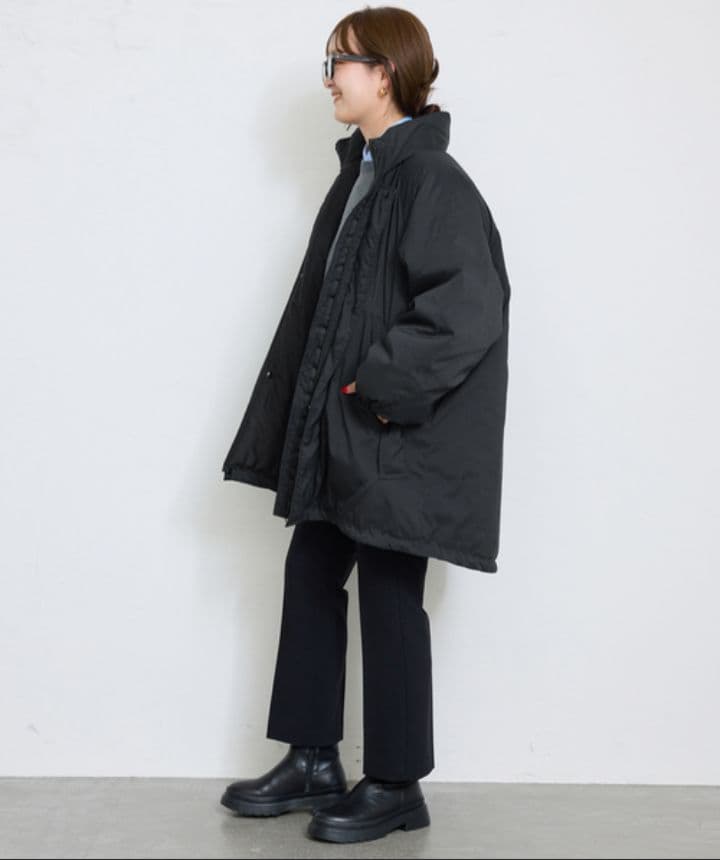 新品♥ウォッシャブル中綿モンスターパーカーブルゾンSLOBE IENA　24AW