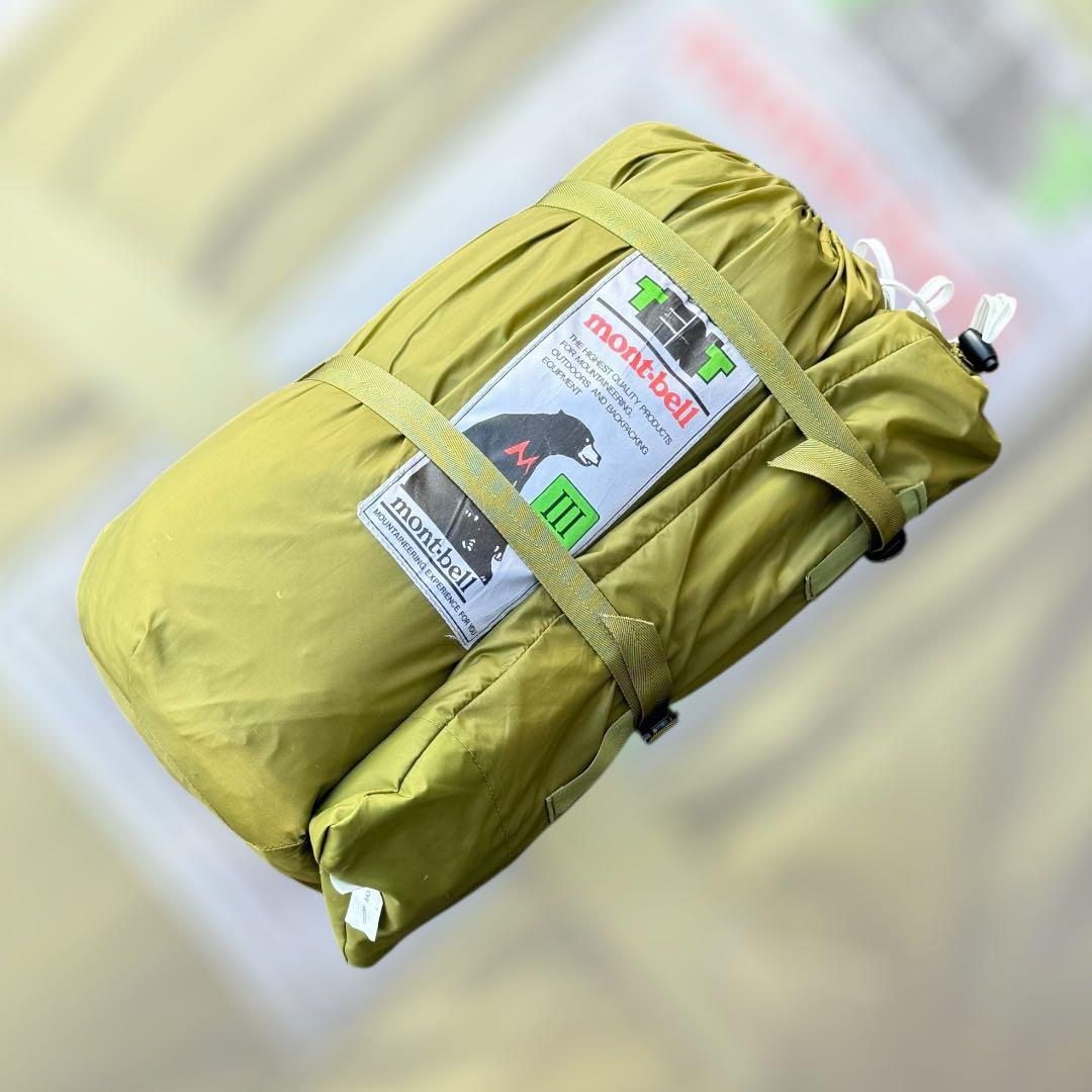 9259.モンベル ムーンライト3型 グリーン ゆるきゃん