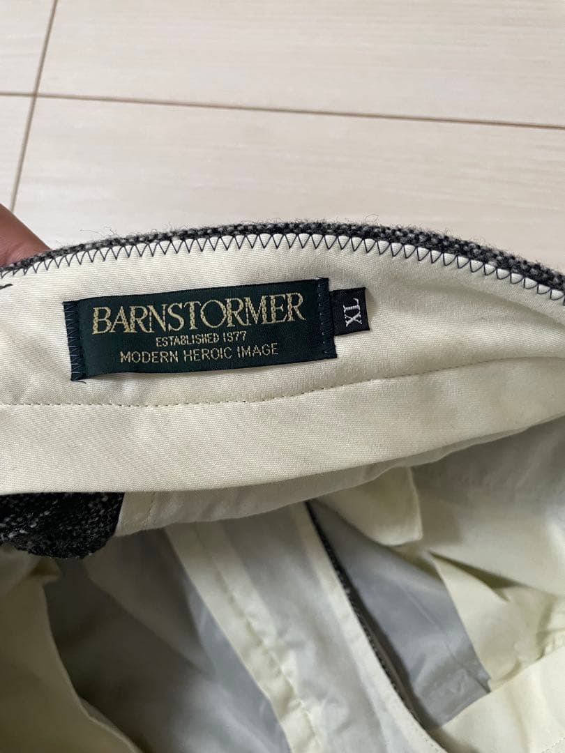 極美品　BARNSTORMER 1280P 英国ホームスパンマッカーサー XL