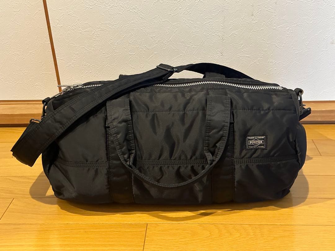 PORTER　TANKER　ボストンバッグ　ブラック