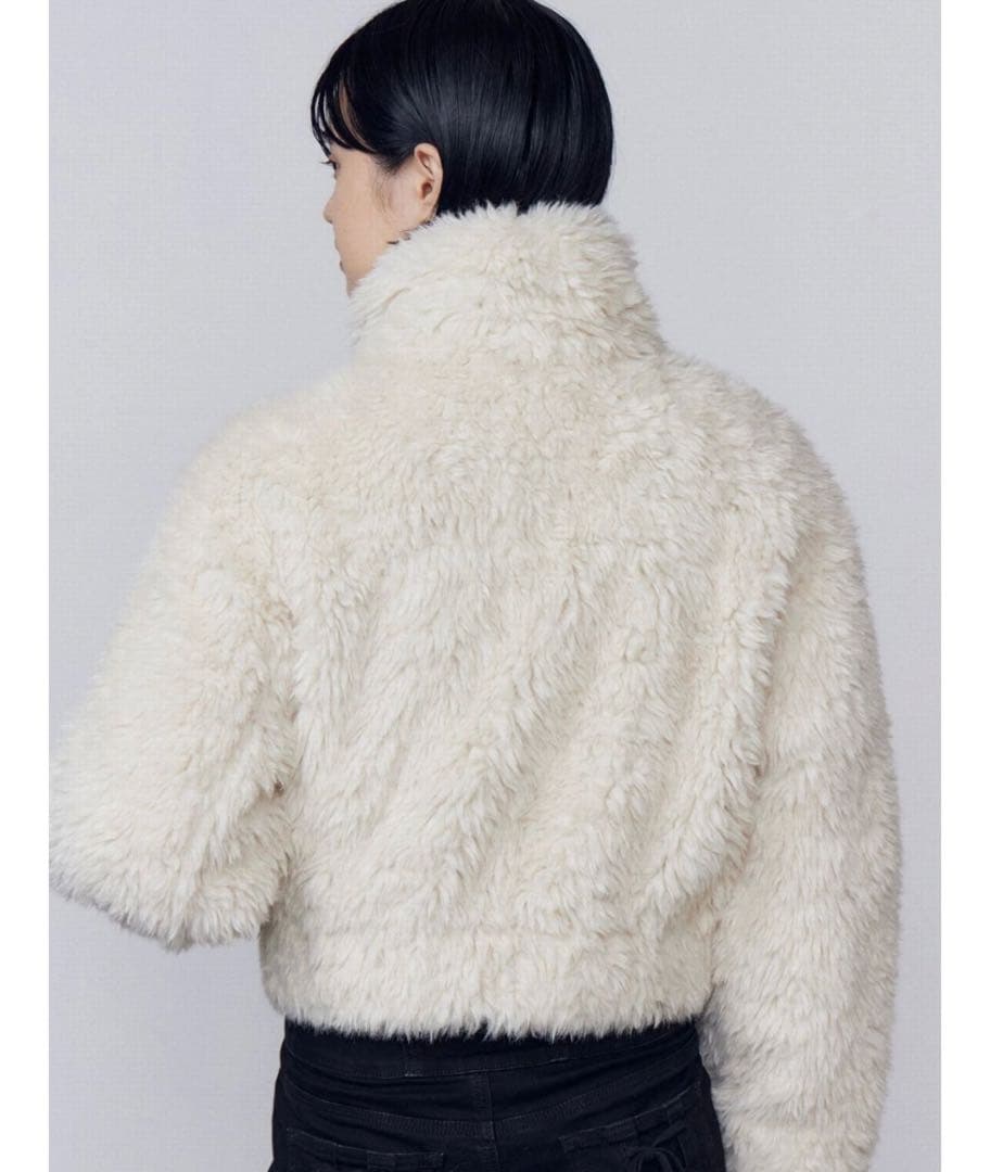 【EMODA】シングルミニボアブルゾン