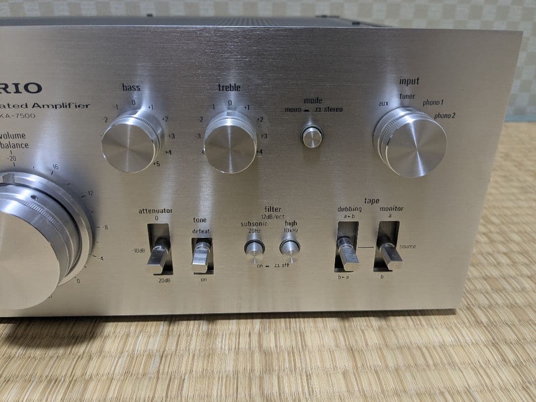 TRIO KA-7500 プリメインアンプ インテグレーテッドアンプ