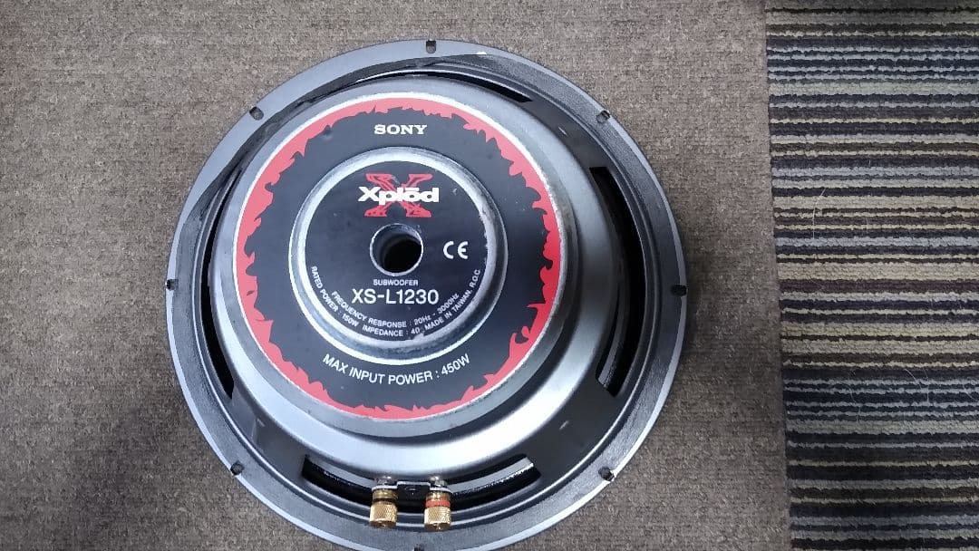 SONY　サブウーハー　スピーカー　動作確認済　XS-L1230