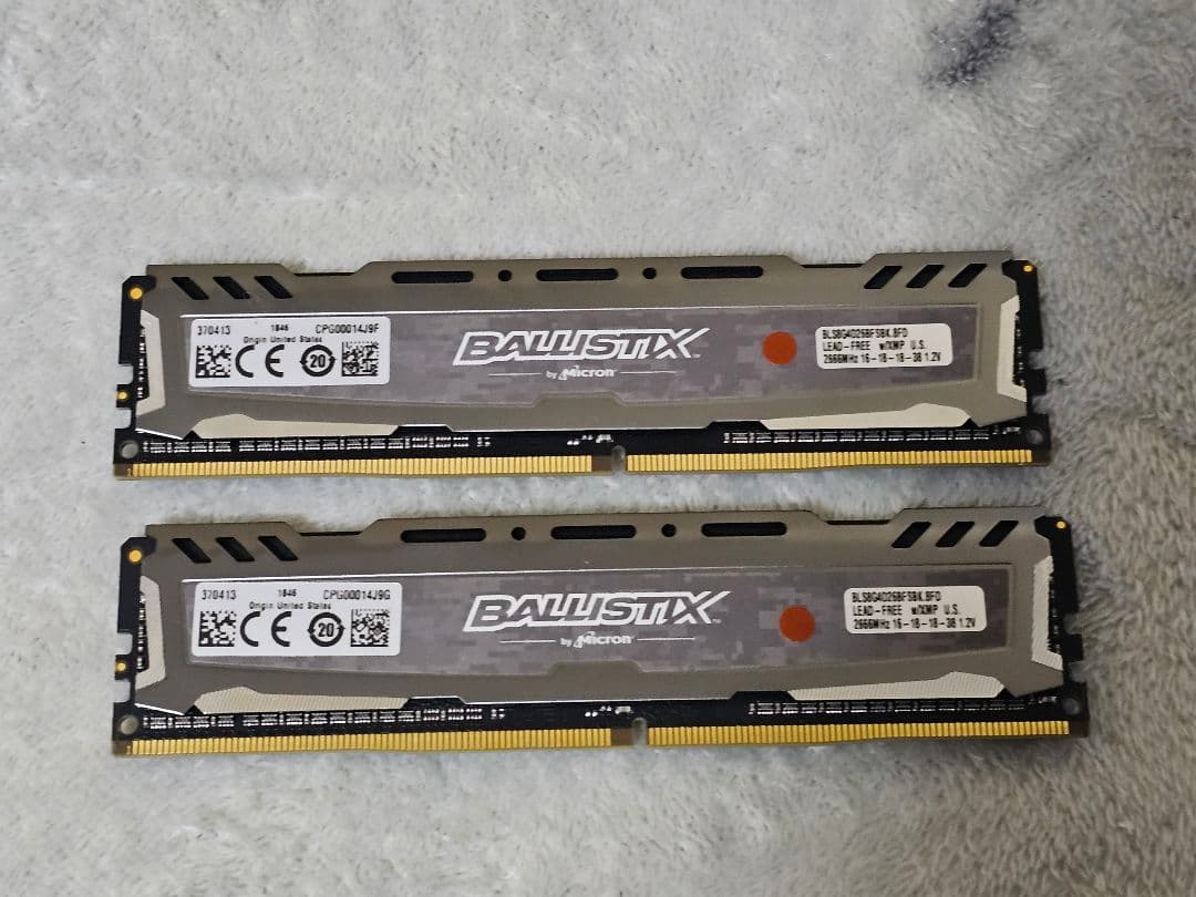 crucial DDR4 2666 8GB ×2 計 16GB