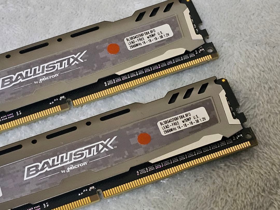 crucial DDR4 2666 8GB ×2 計 16GB