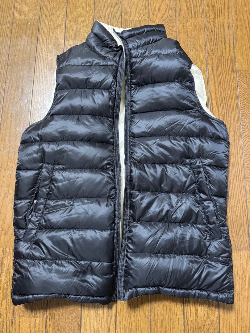 Herno リバーシブルダウンベスト ホワイト/ブラック