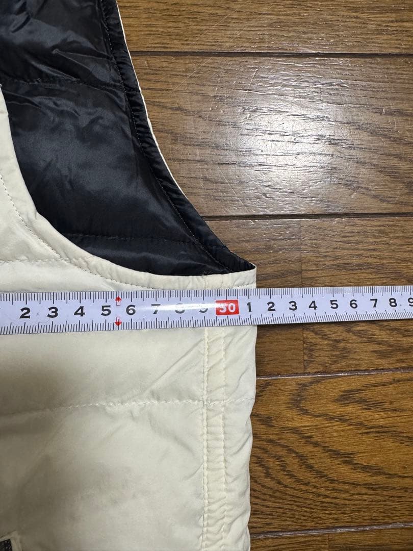 Herno リバーシブルダウンベスト ホワイト/ブラック