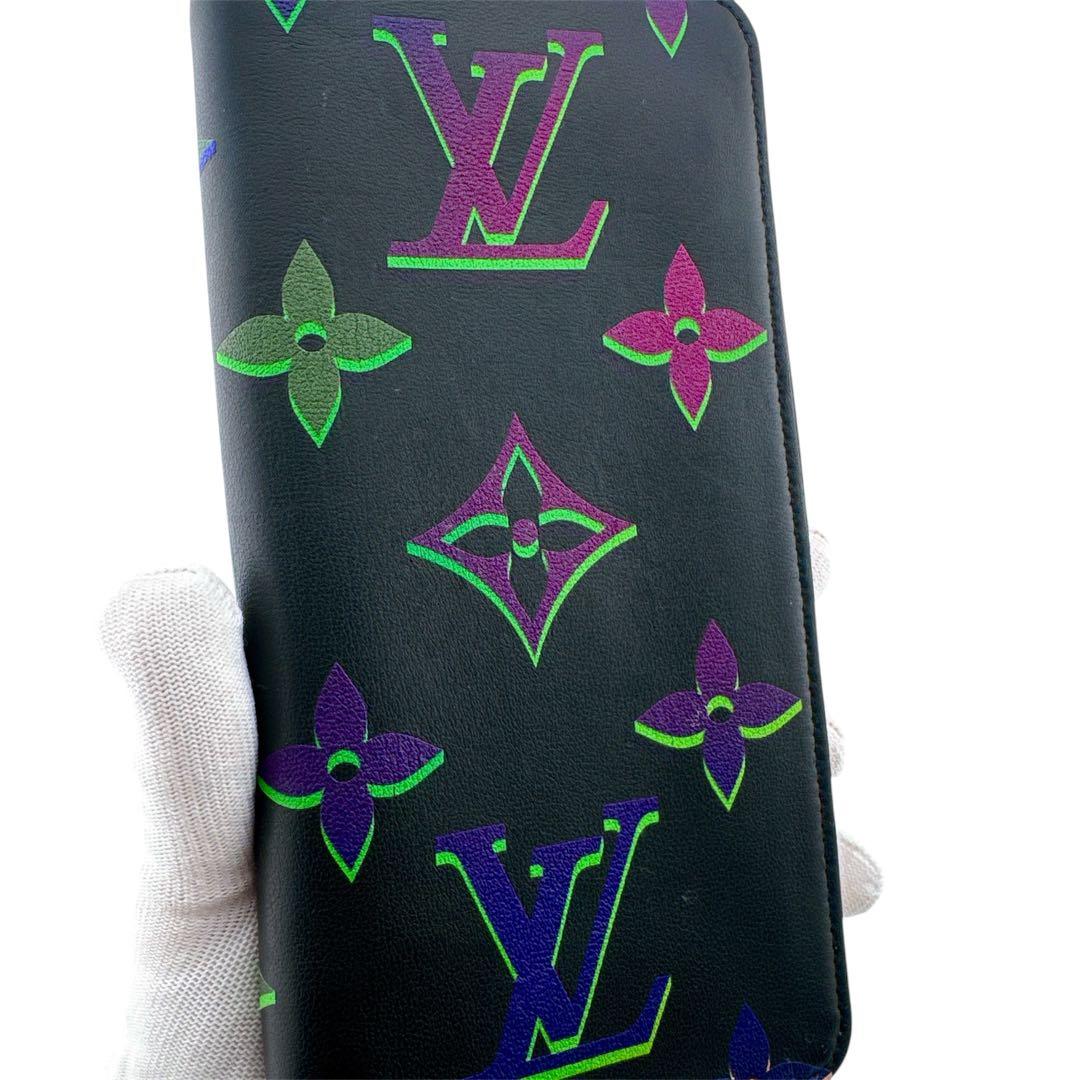 ルイヴィトン モノグラム スポットライト パターン ジッピーウォレット 長財布