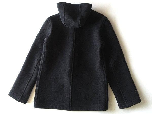 英国 モンゴメリー 裏チェック ウールメルトン ミドル ダッフルコート 38