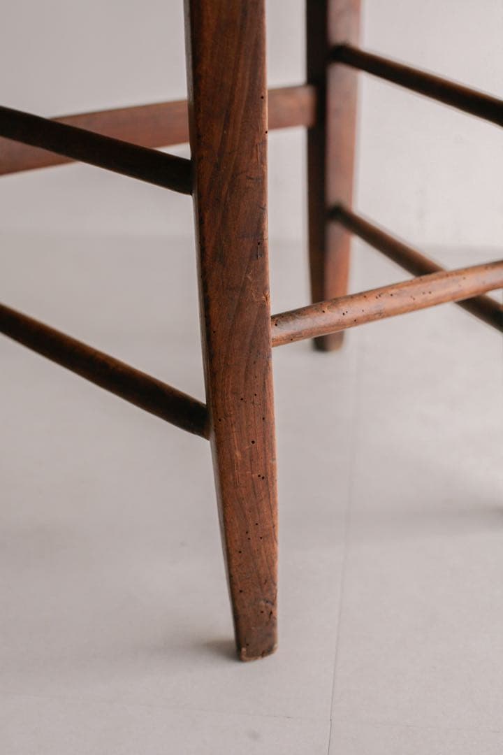 フランス アンティークチェア ラッシュ編み 無垢材 古家具 ブロカント