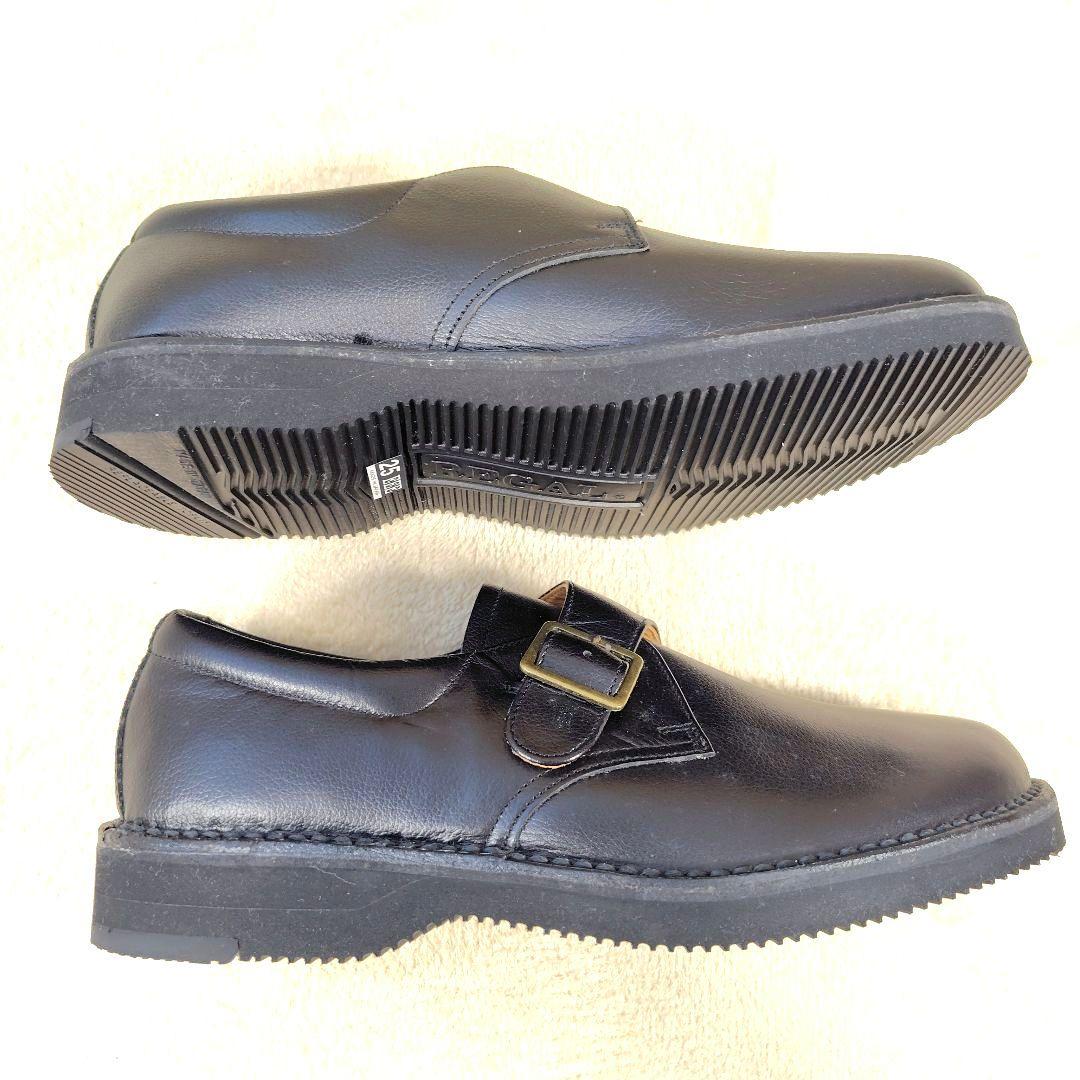 未使用級 リーガル JJ25 ビジネスシューズ モンクストラップ 革靴 レザー