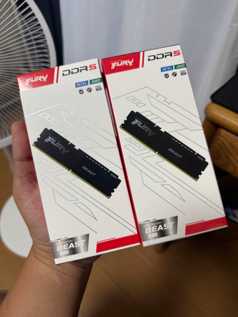 メモリー FURY BEAST DDR5 6000MHZ 16GBx2