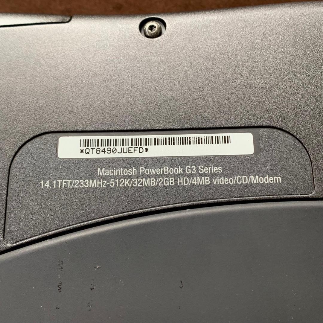 Macintosh PowerBook G3 ジャンク