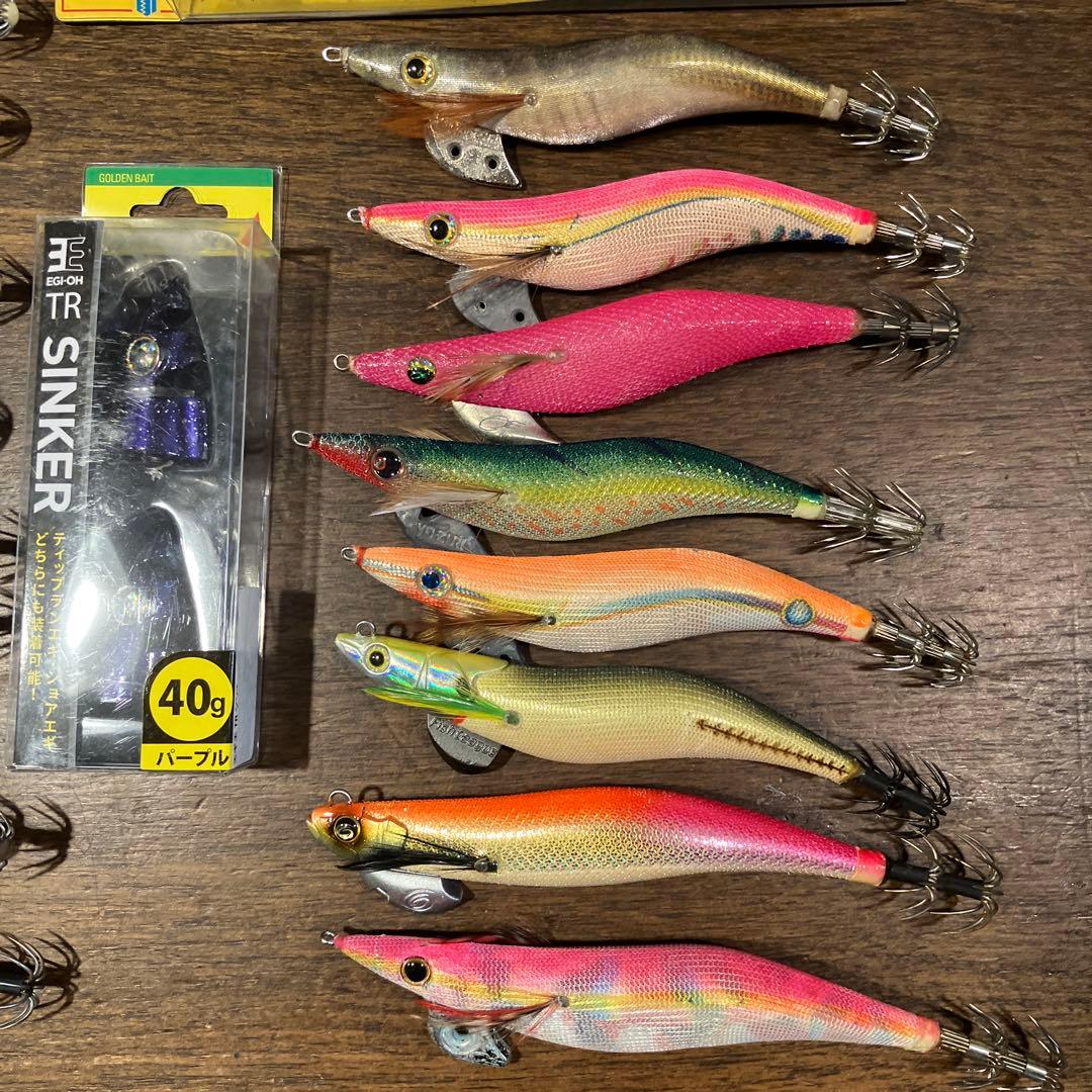 エギ・餌木 32個　ティップランたぶん１９個　ヤマシタ　エメラルダスバレーヒル等