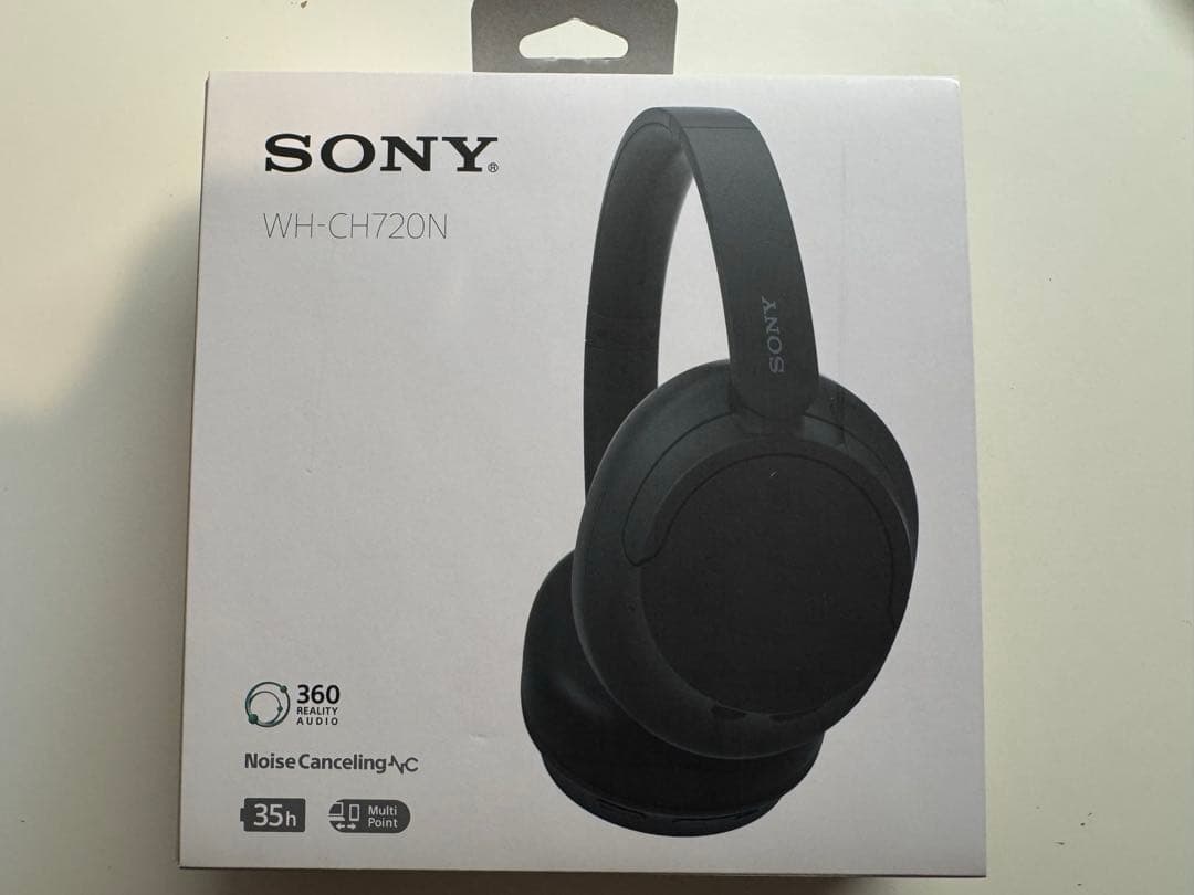 SONY ワイヤレスヘッドホン ブラック WH-CH720N