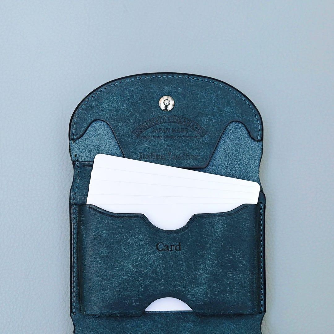 レザーミニ財布　新品未使用 【Iru×IKENOHATA GINKAWATEN】