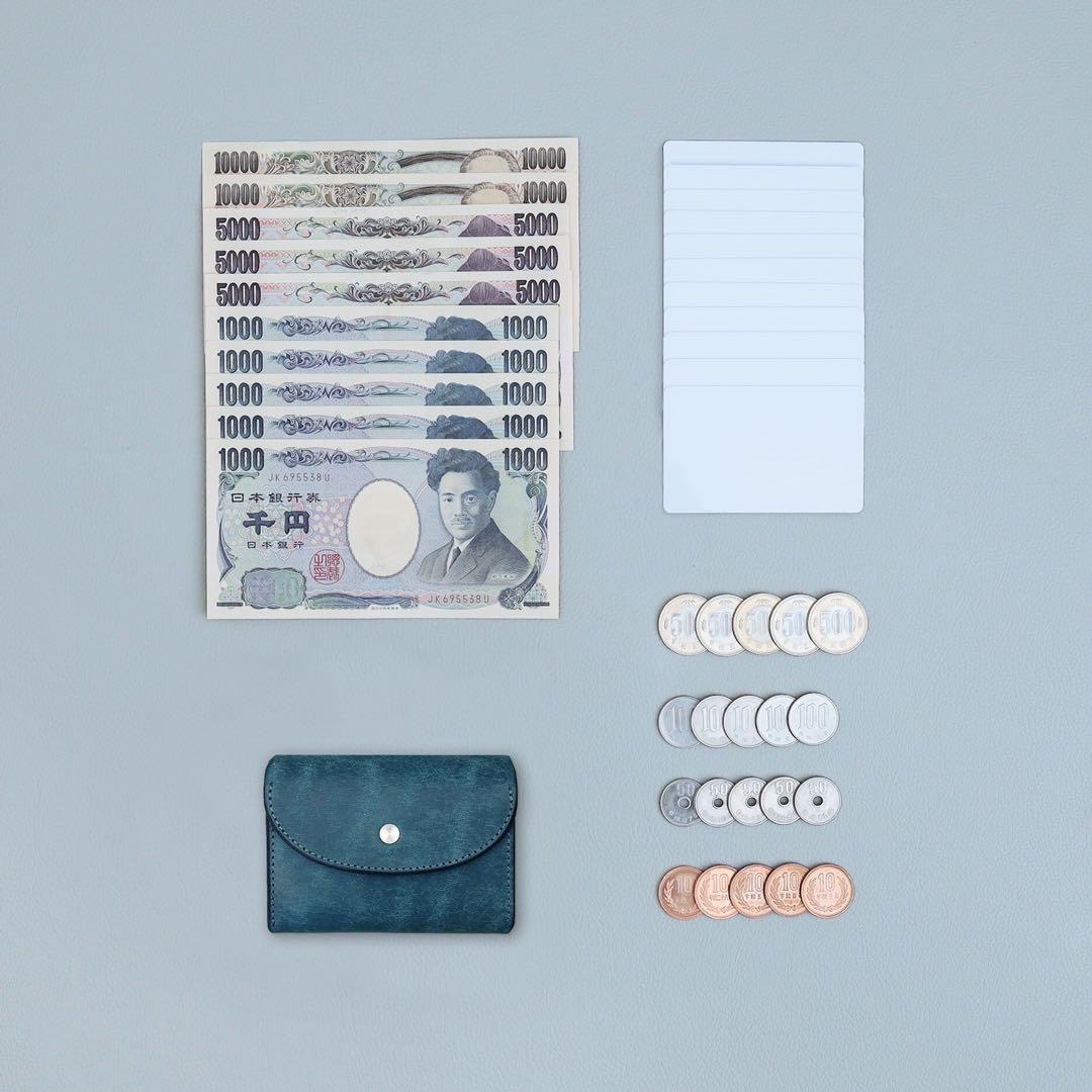 レザーミニ財布　新品未使用 【Iru×IKENOHATA GINKAWATEN】