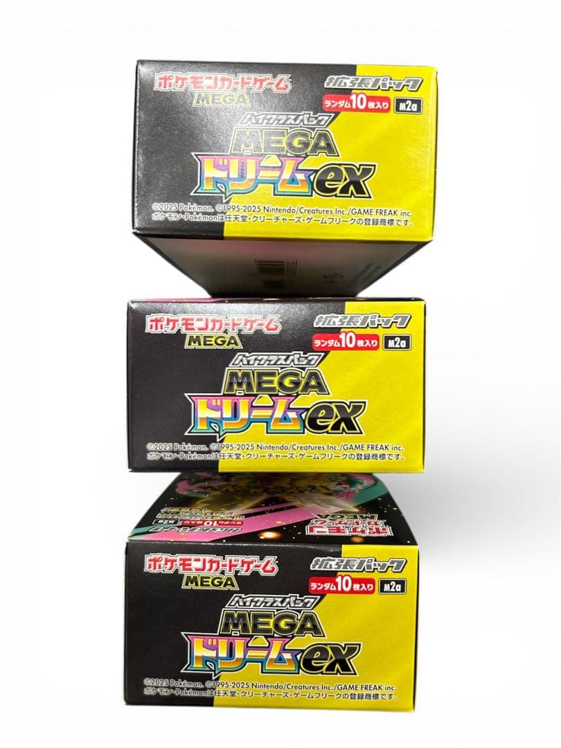 ポケモンカードゲーム MEGAドリームEX 3箱