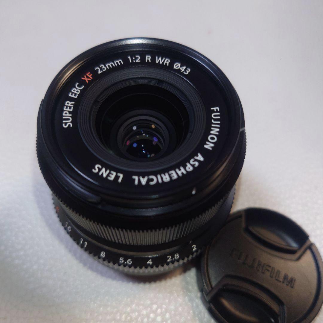 純正レンズフード付 Fujifilm 23mm F2 単焦点レンズ