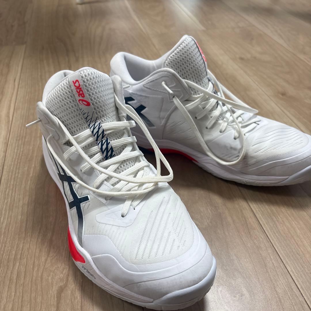 ASICSスカイエリートff3 バレーボールシューズ ホワイトレッドネイビー