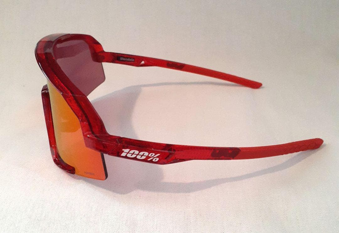 2025 新色 100% Slendale レッド ワンハンドレッド サングラス