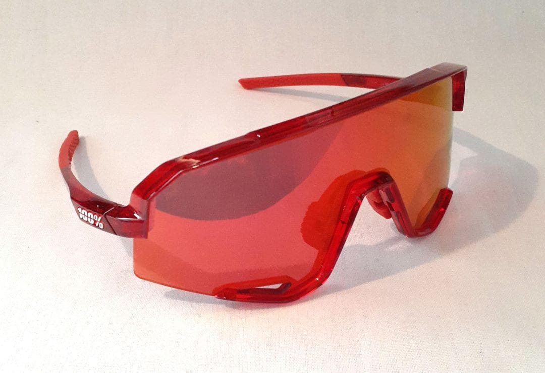2025 新色 100% Slendale レッド ワンハンドレッド サングラス