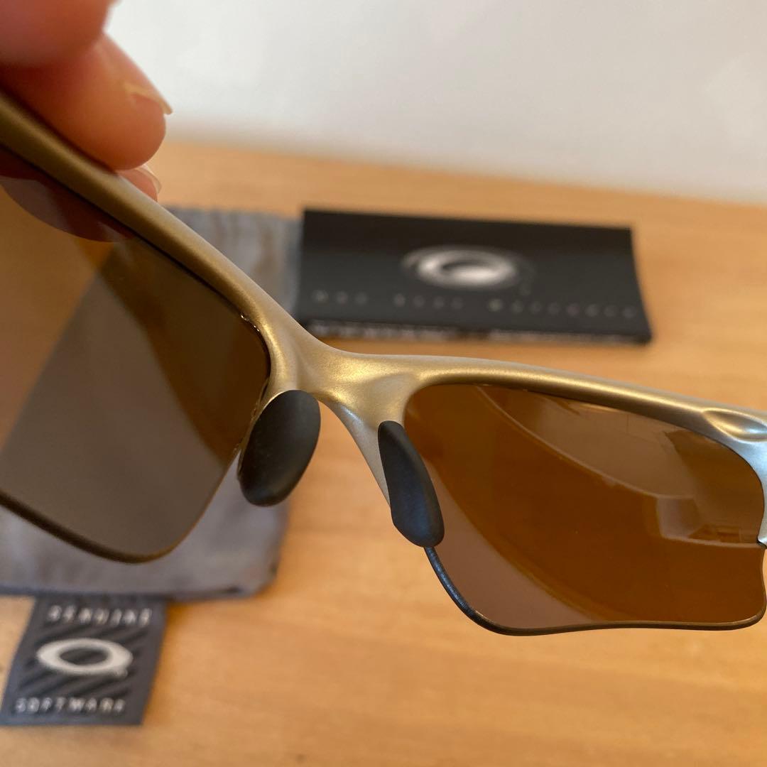 激レア　偏光　Oakleyオークリー ハーフジャケット　ビンテージサングラス