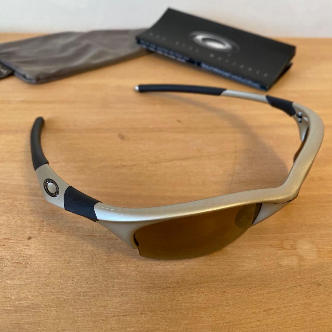 激レア　偏光　Oakleyオークリー ハーフジャケット　ビンテージサングラス