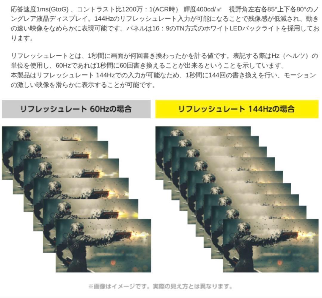 たつ iiyama 24.5インチ ゲーミングモニター GB2560HSU