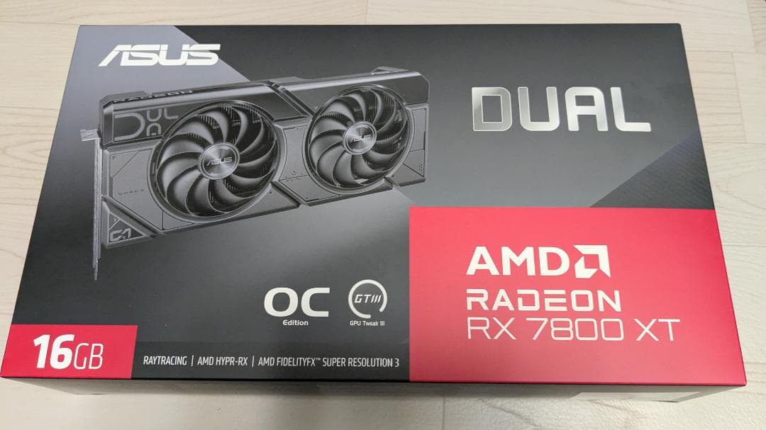 グラフィックボード・グラボ・ビデオカード ASUS Dual Radeon RX 7800 XT