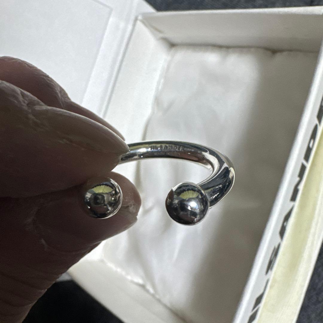 JIL SANDER 指輪 メンズ CLASSIC リング SILVER