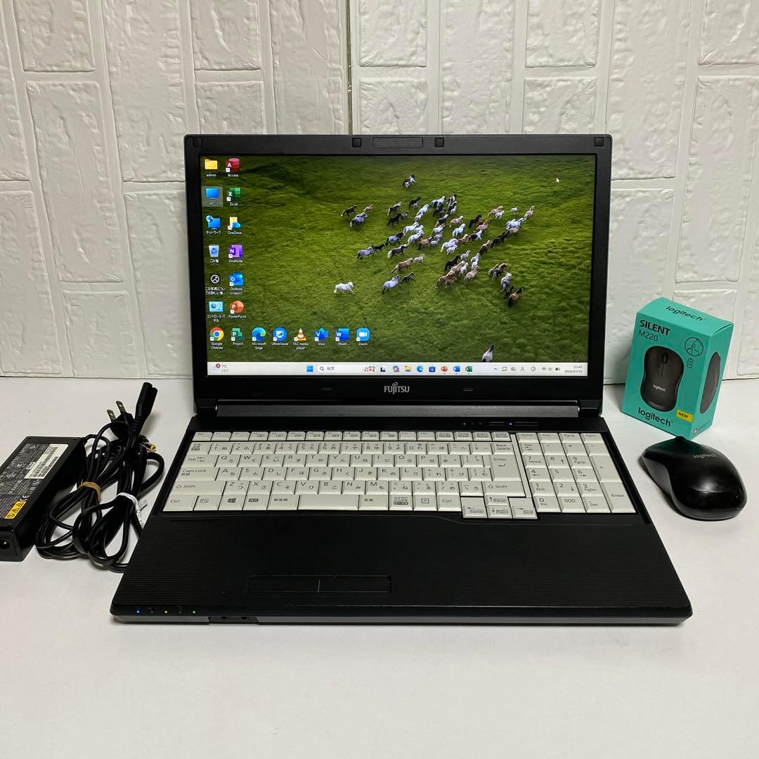 Windows11 オフィス付き　Core i5 SSD メモリ8GB 富士通