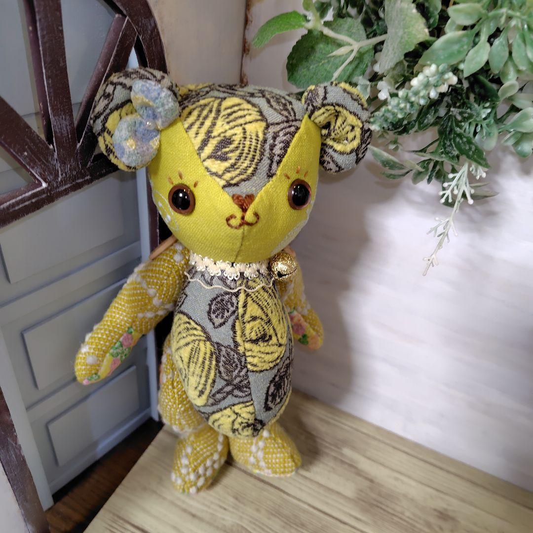 ミナペルホネン＊ハンドメイド＊ぬいぐるみ＊テディベア＊74