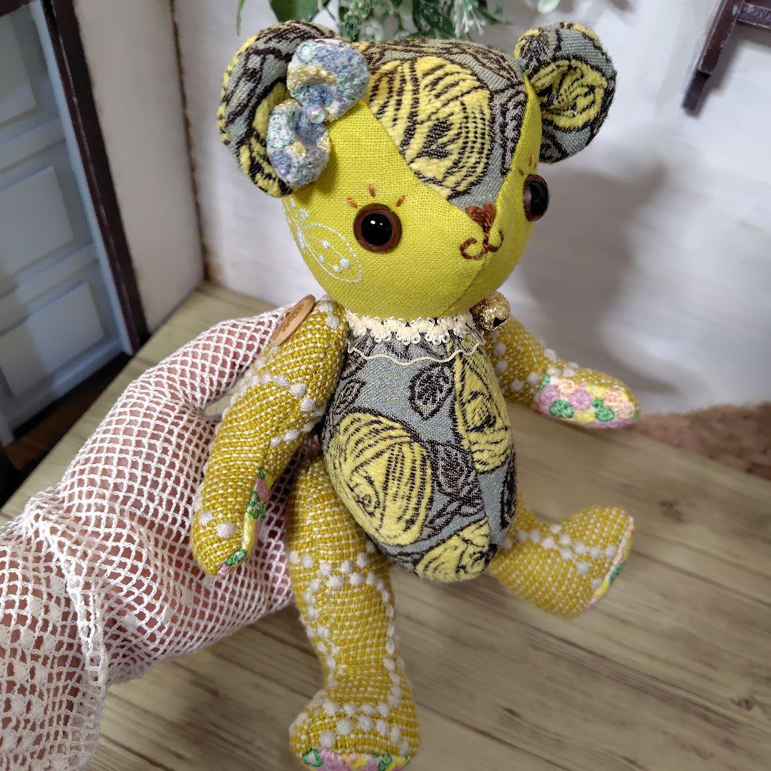 ミナペルホネン＊ハンドメイド＊ぬいぐるみ＊テディベア＊74