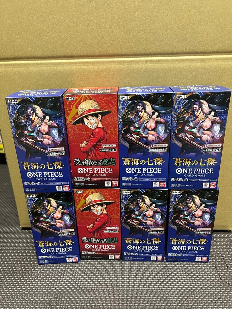 ワンピース　「受け継がれる意思」と「蒼海の七傑」　8ボックス