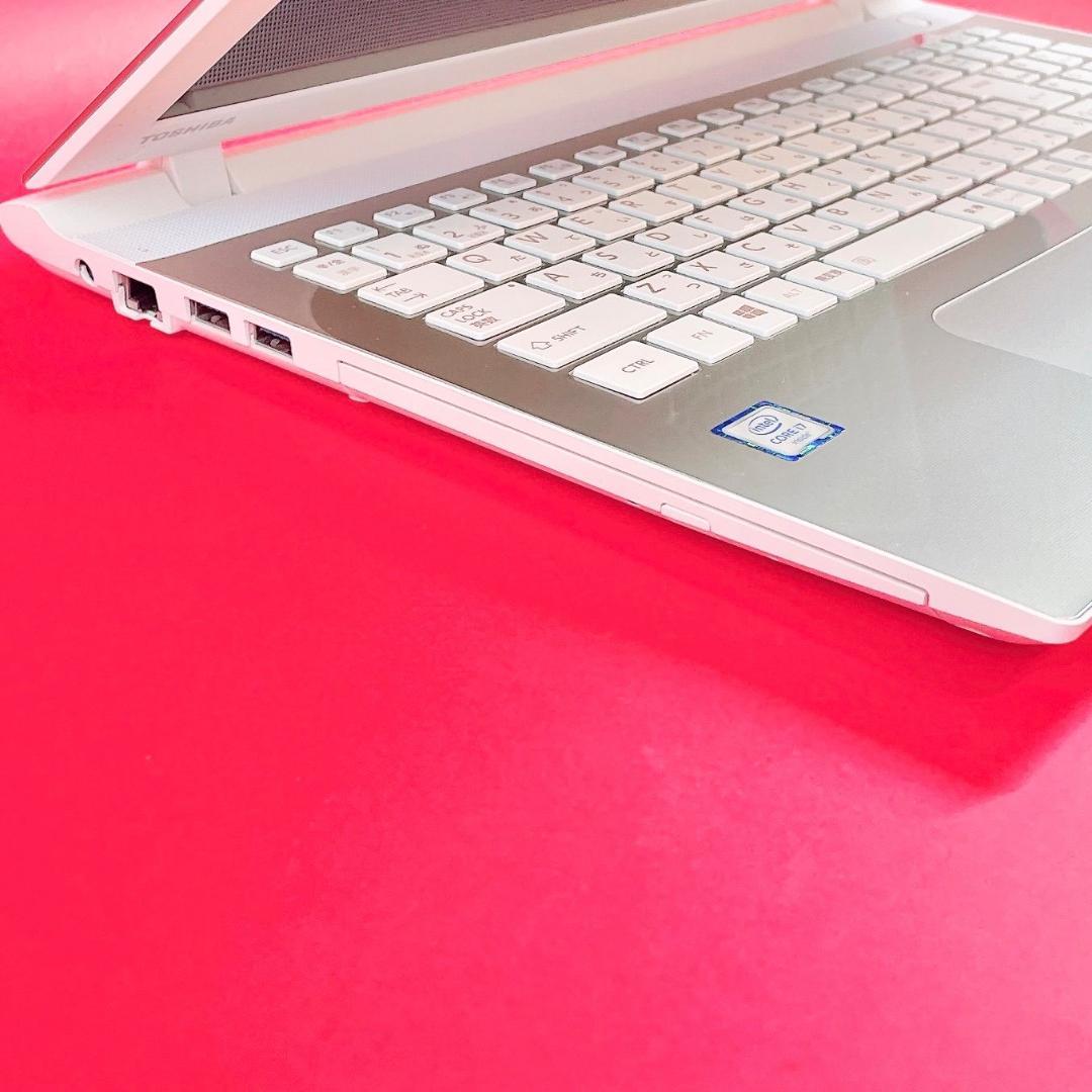 Corei7✨️大容量1TB✨️ブルーレイ✨️薄型ノートパソコン！おしゃれゴールド事務