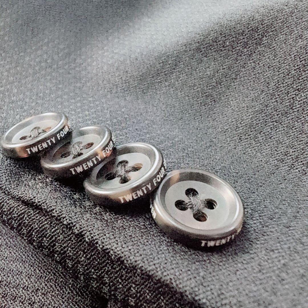 【未使用級】AOYAMA　3ピース　黒　L　超ゆったり体型　BE6 ドット柄