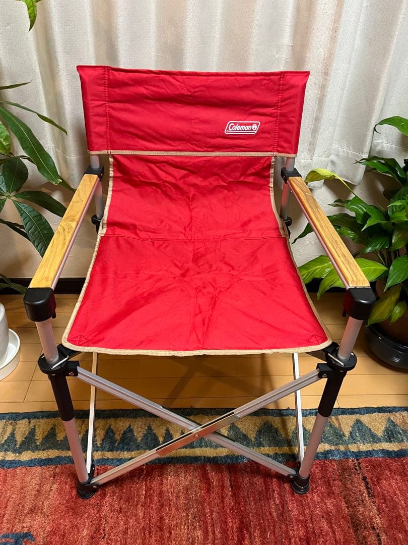コールマン ツーウェイキャプテンチェア レッド 2脚まとめ売り Coleman