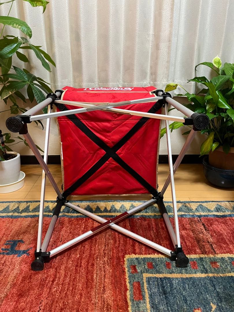 コールマン ツーウェイキャプテンチェア レッド 2脚まとめ売り Coleman