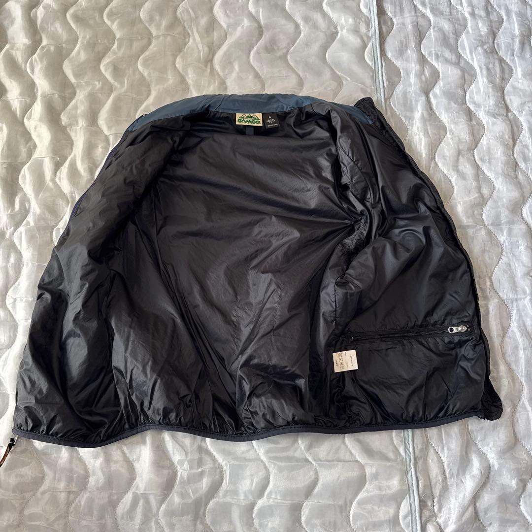 CAMCOアウトドアプリマロフトベストスレートブルーL